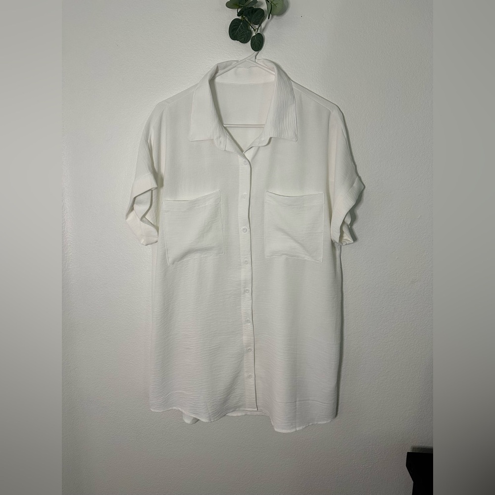 Classic White women’s blouse